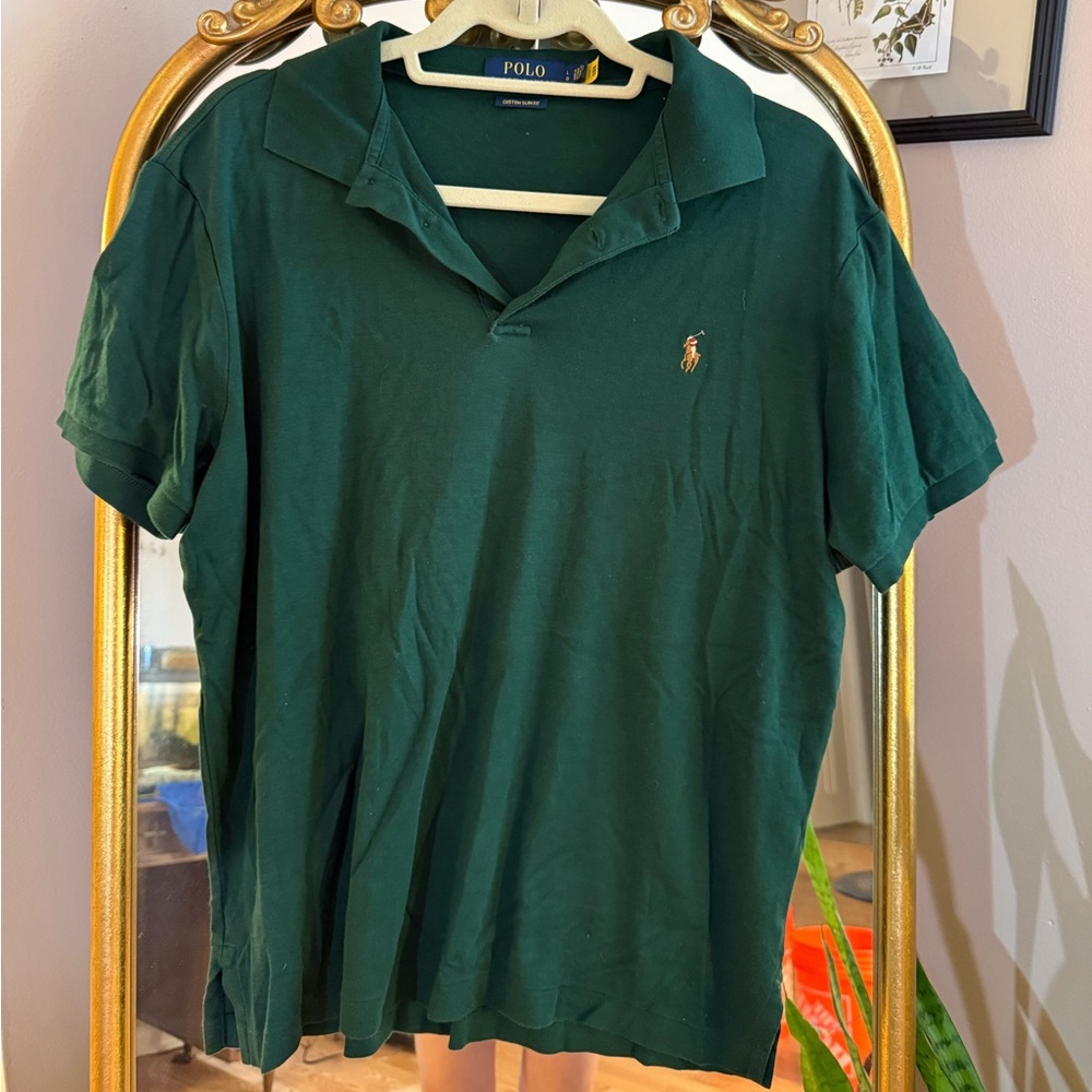 Polo by Ralph Lauren Dark Green Slim Fit Polo Shirt